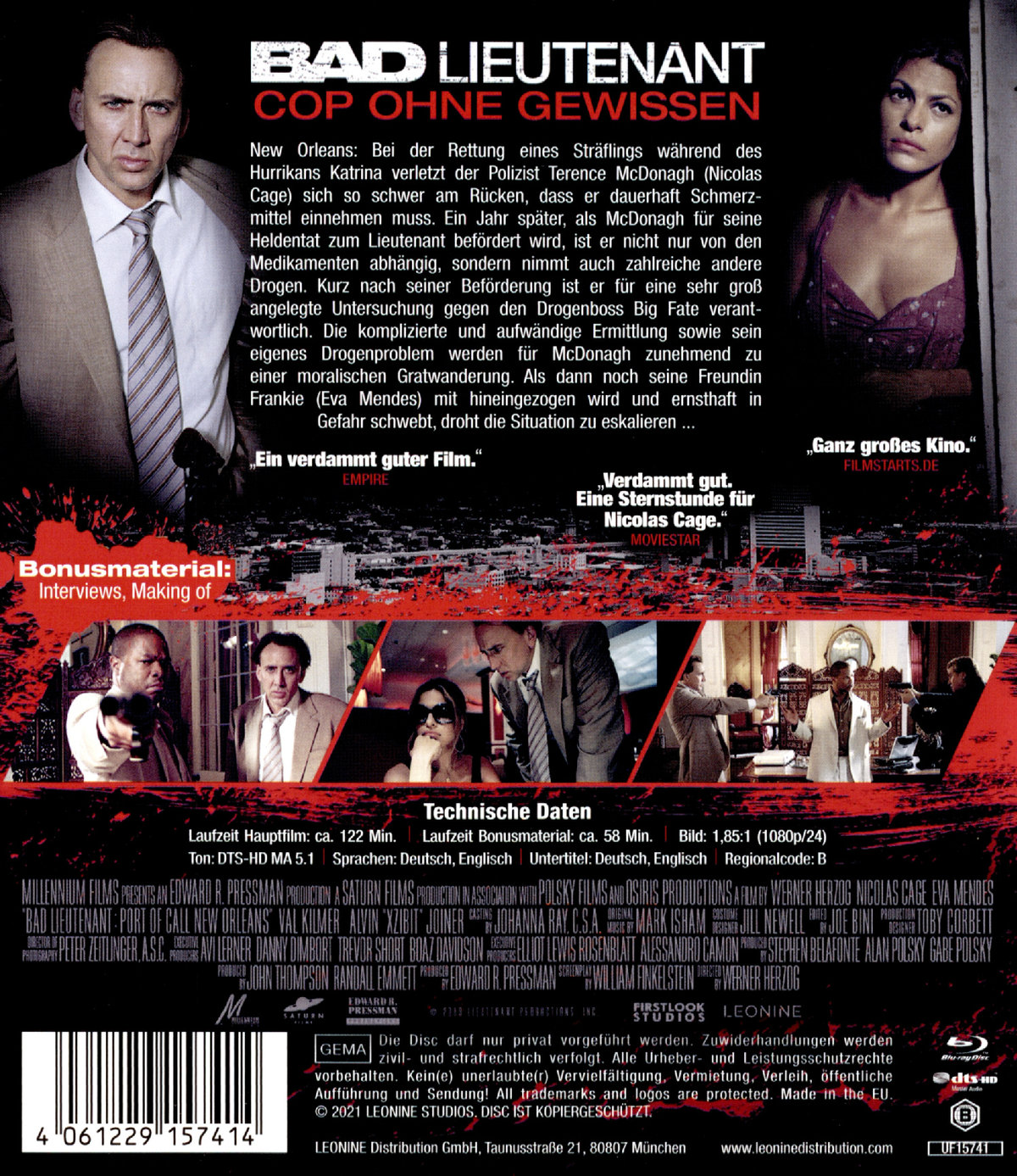 Bad Lieutenant - Cop ohne Gewissen (blu-ray)