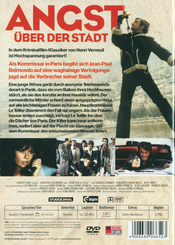 Angst über der Stadt  (DVD)
