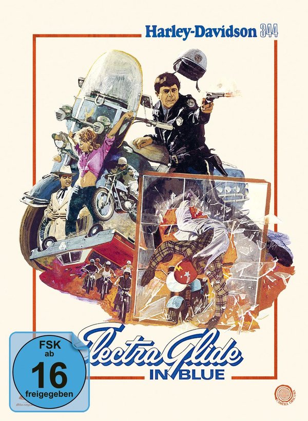 Electra Glide in Blue - Harley Davidson 344 - Uncut Mediabook Edition (blu-ray)