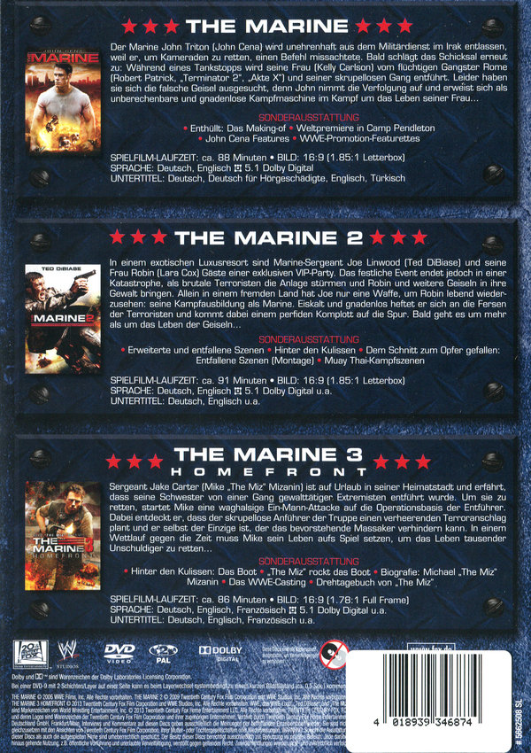 Marine, The - Movie Collection - Teil 1-3