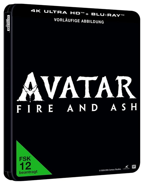 Avatar: Fire and Ash - Limited Steelbook Edition  (4K Ultra HD+blu-ray)