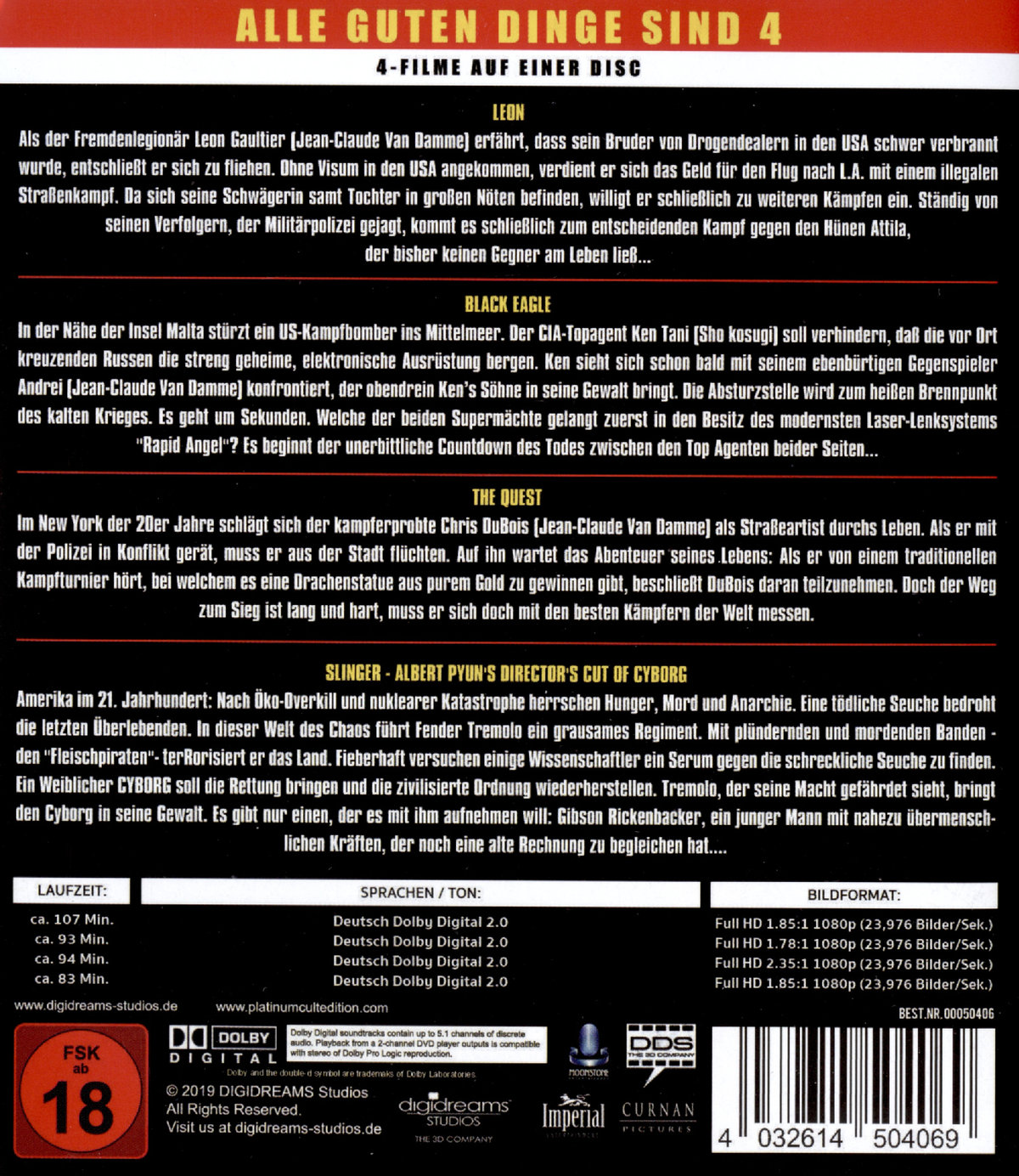 Van Damme - Spezial (blu-ray) Van Damme - Spezial (blu-ray)