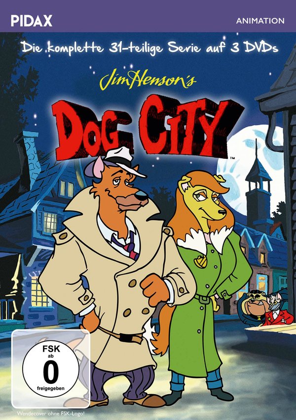 Jim Henson's Dog City / Die komplette 31-teilige Zeichentrickserie von den Machern von "Die Fraggles" und "Der dunkle Kristall" (Pidax Animation) [3 DVDs]  (DVD)