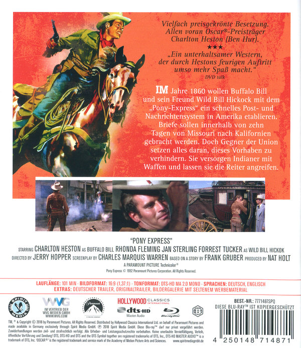 Pony-Express (blu-ray) Pony-Express (blu-ray)