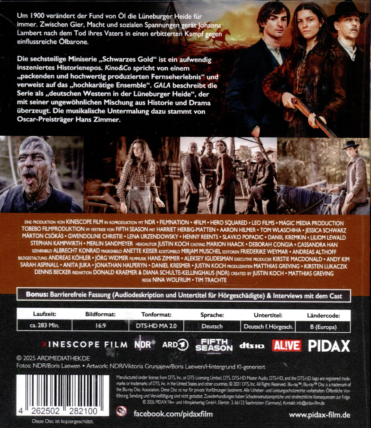 Schwarzes Gold / Das komplette 6-teilige Historienepos mit absoluter Starbesetzung  [2 BRs]  (Blu-ray Disc)