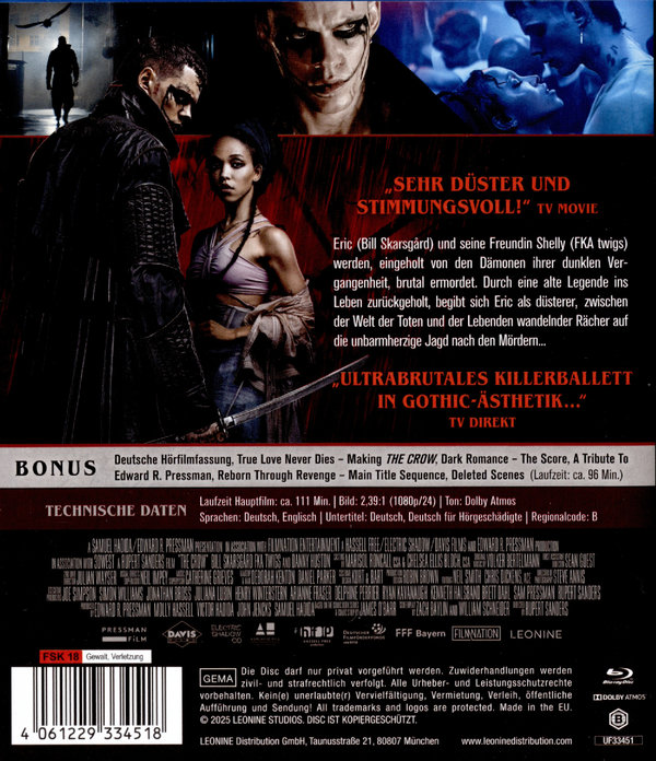 The Crow  (Blu-ray Disc) The Crow  (Blu-ray Disc)