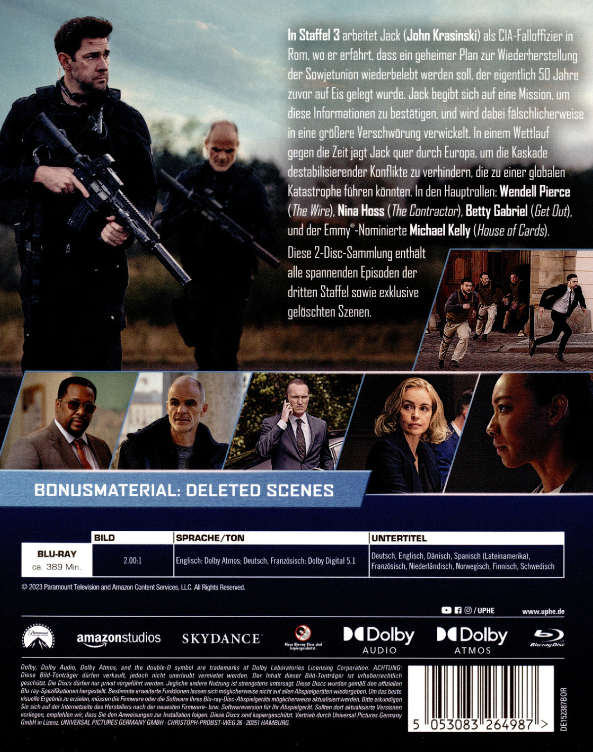 Tom Clancy's Jack Ryan - Staffel 3  [2 BRs]  (Blu-ray Disc)
