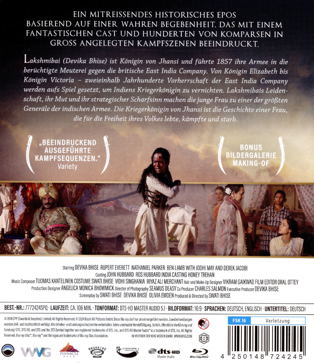 Die Kriegerkönigin von Jhansi  (Blu-ray Disc)