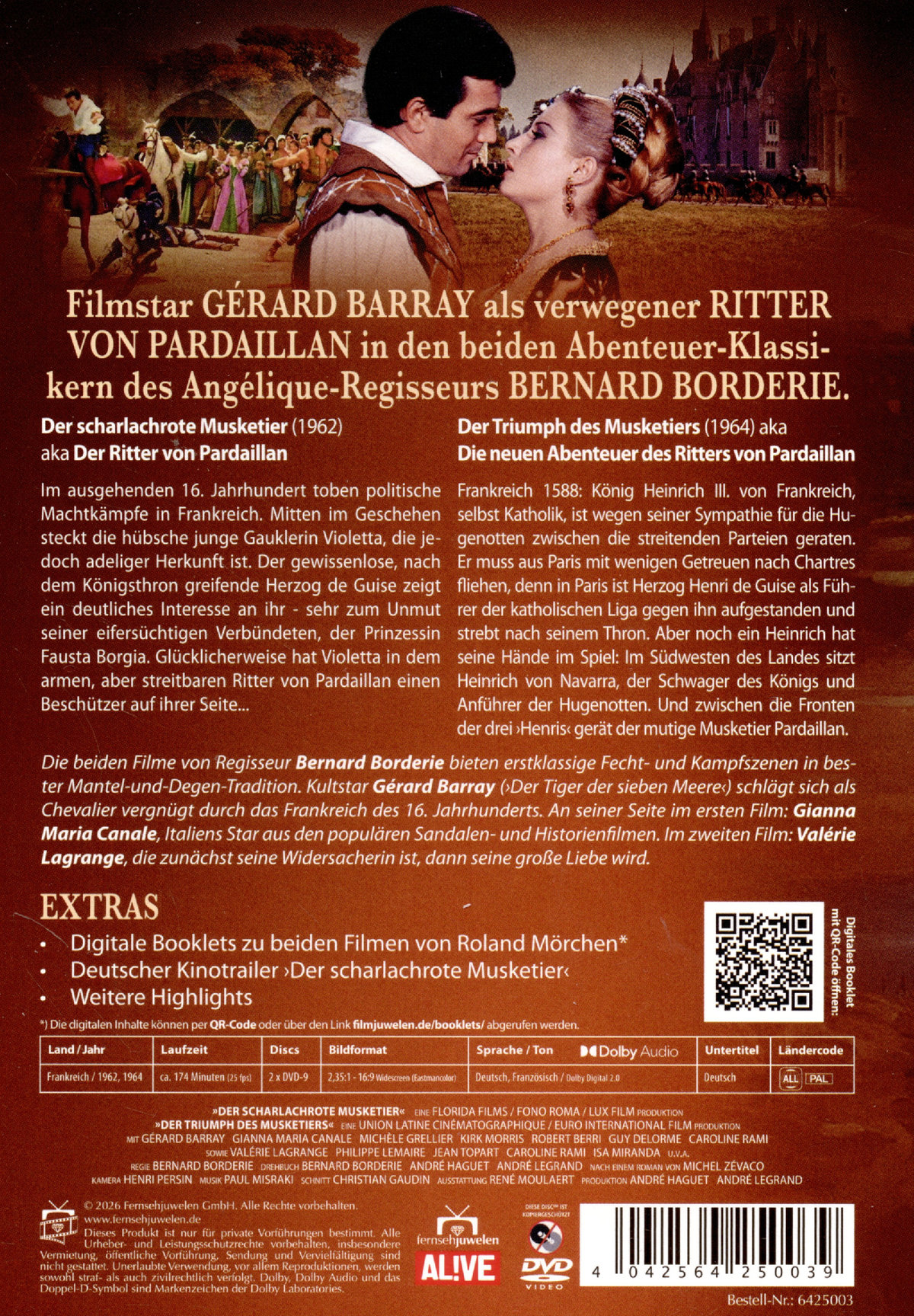 Der scharlachrote Musketier / Triumph des Musketier - Beide Klassiker in einer Doppelbox  [2 DVDs]  (DVD)
