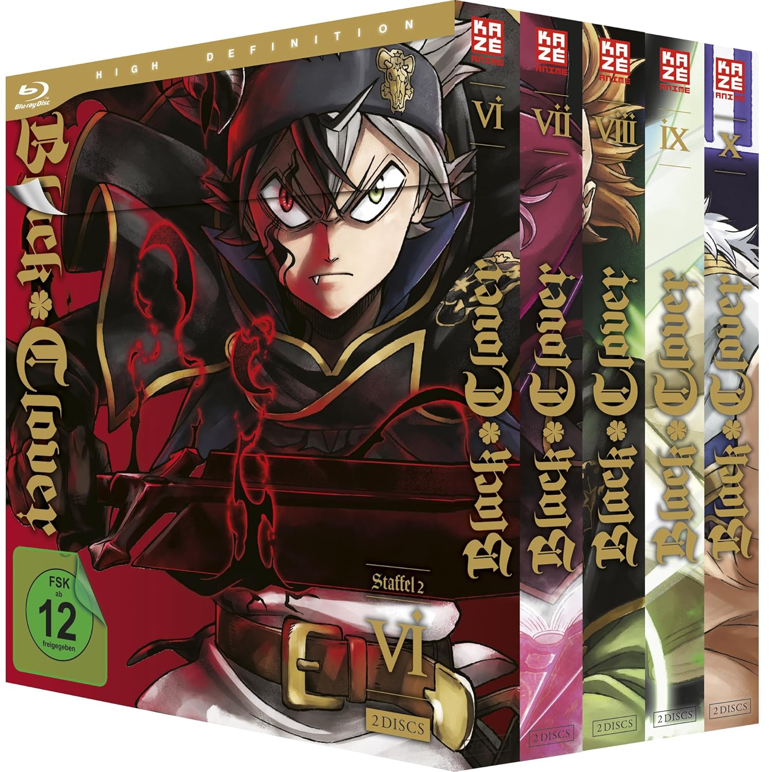 Black Clover - Staffel 2 - Gesamtausgabe - Bundle  [5 BRs]  (Blu-ray Disc)
