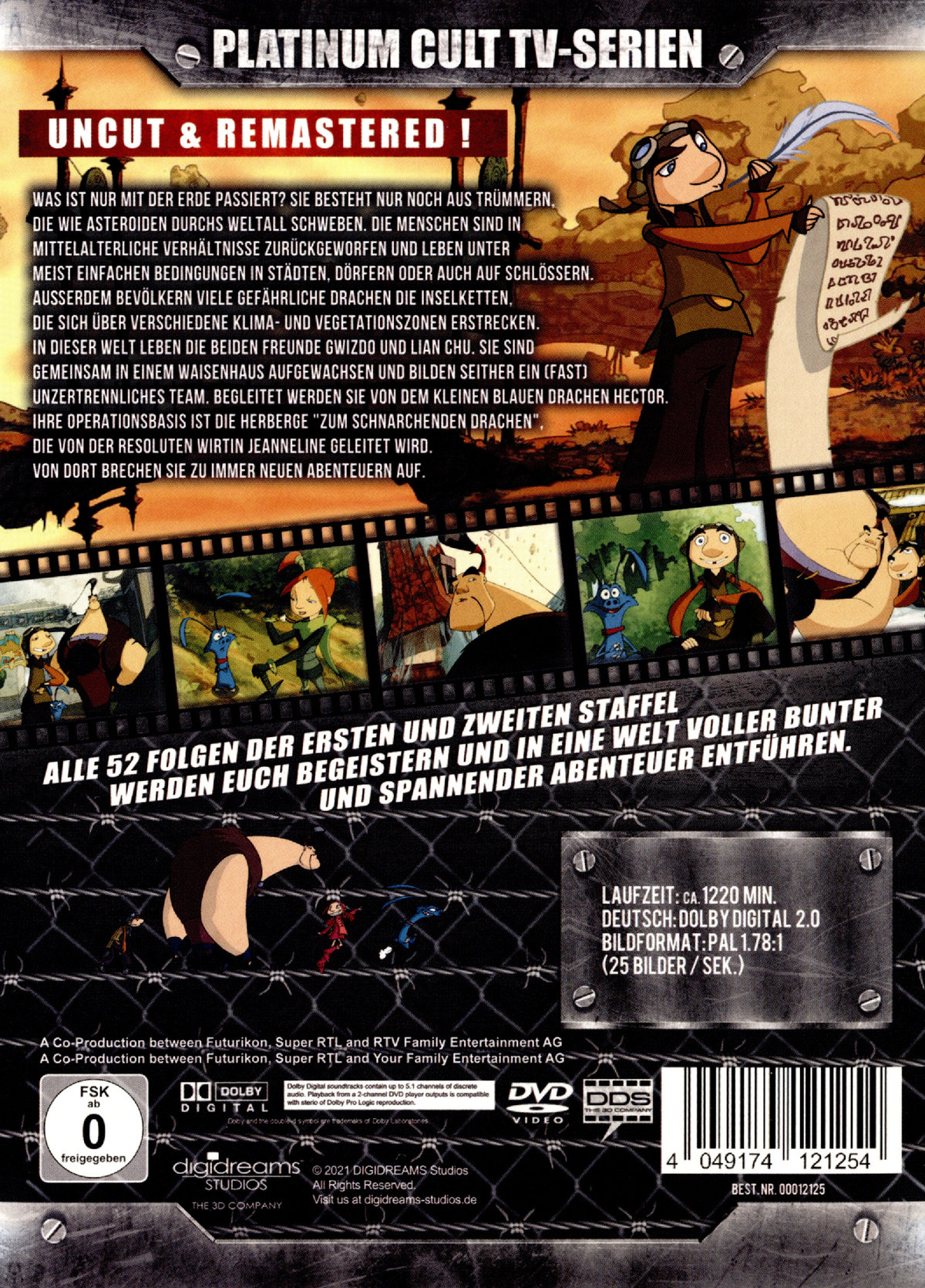 Die Drachenjäger - Staffel 1+2 / Folge 1-52  [6 DVDs]  (DVD)