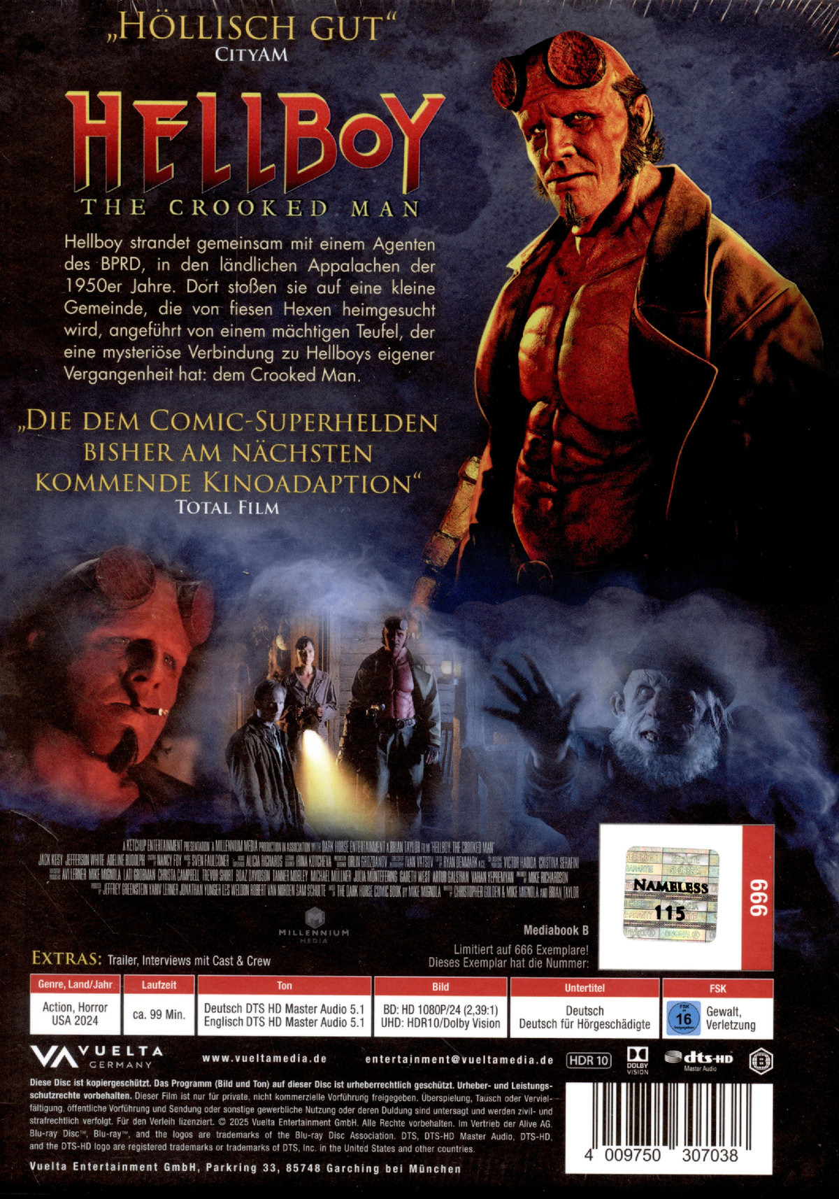 Hellboy: The Crooked Man - Uncut Mediabook Edition  (4K Ultra HD+blu-ray) (B)