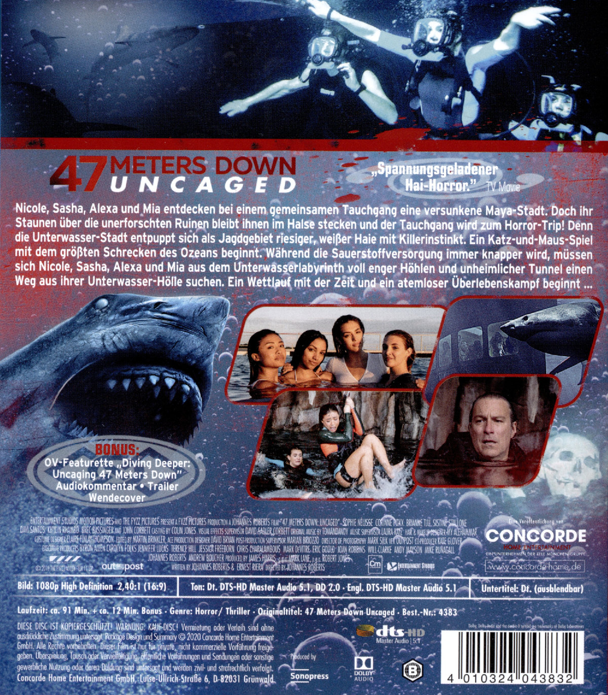 47 Meters Down - Uncaged (blu-ray)