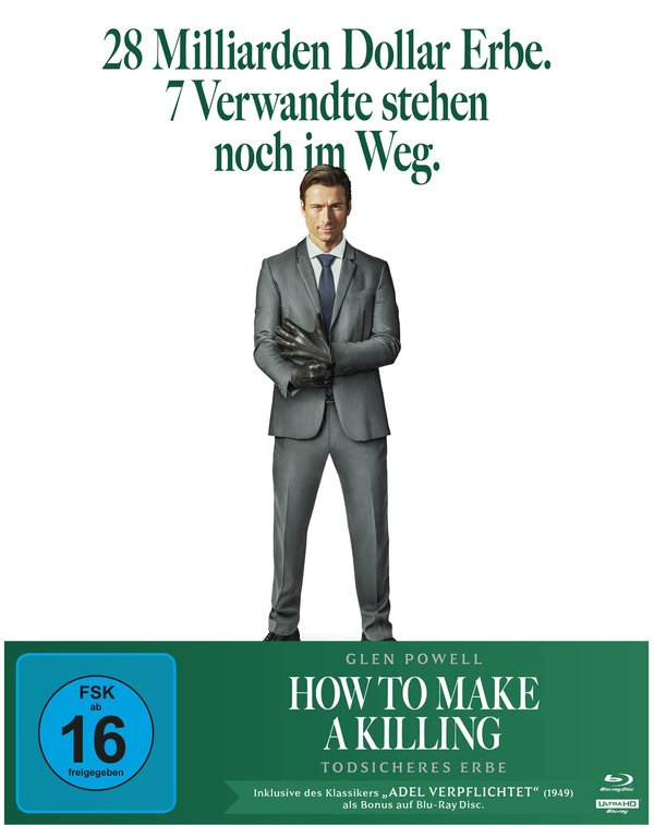 How to Make a Killing: Todsicheres Erbe - Uncut Mediabook Edition  (4K Ultra HD+blu-ray)