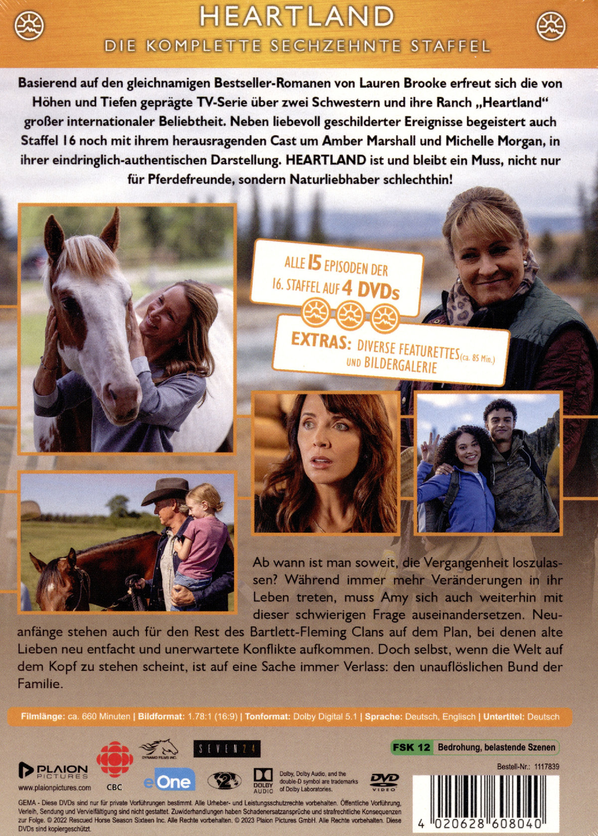 Heartland - Paradies für Pferde - Staffel 16  [4 DVDs]  (DVD)