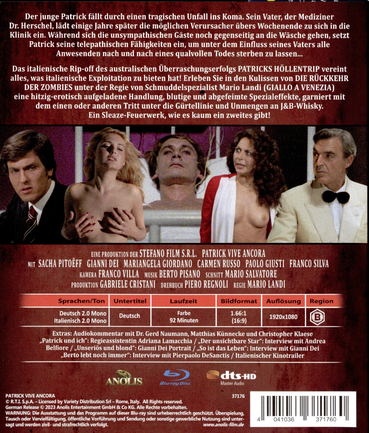 Patrick lebt  - Uncut Edition  (blu-ray) 