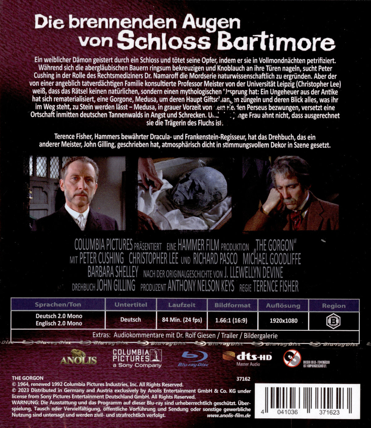 Brennenden Augen von Schloss Bartimore, Die - Uncut Edition  (blu-ray)