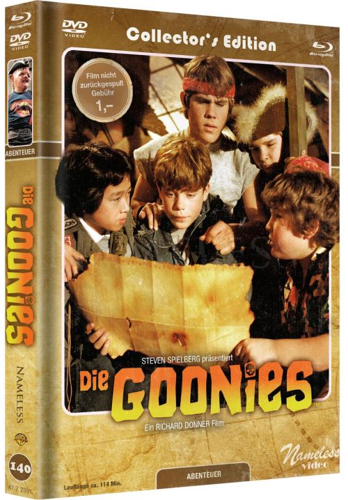 Goonies, Die - Uncut Mediabook Edition  (DVD+blu-ray) (B)