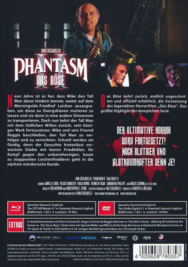 Phantasm 2 - Das Böse 2 - Uncut Mediabook Edition (DVD+blu-ray) (C)