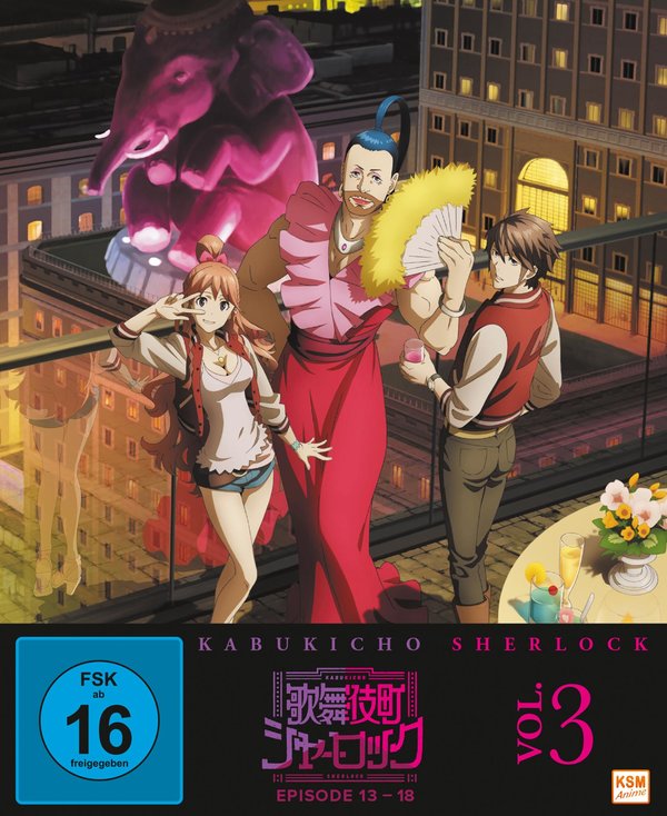 Kabukicho Sherlock - Volume 3 (Ep. 13-18)  (Blu-ray Disc)