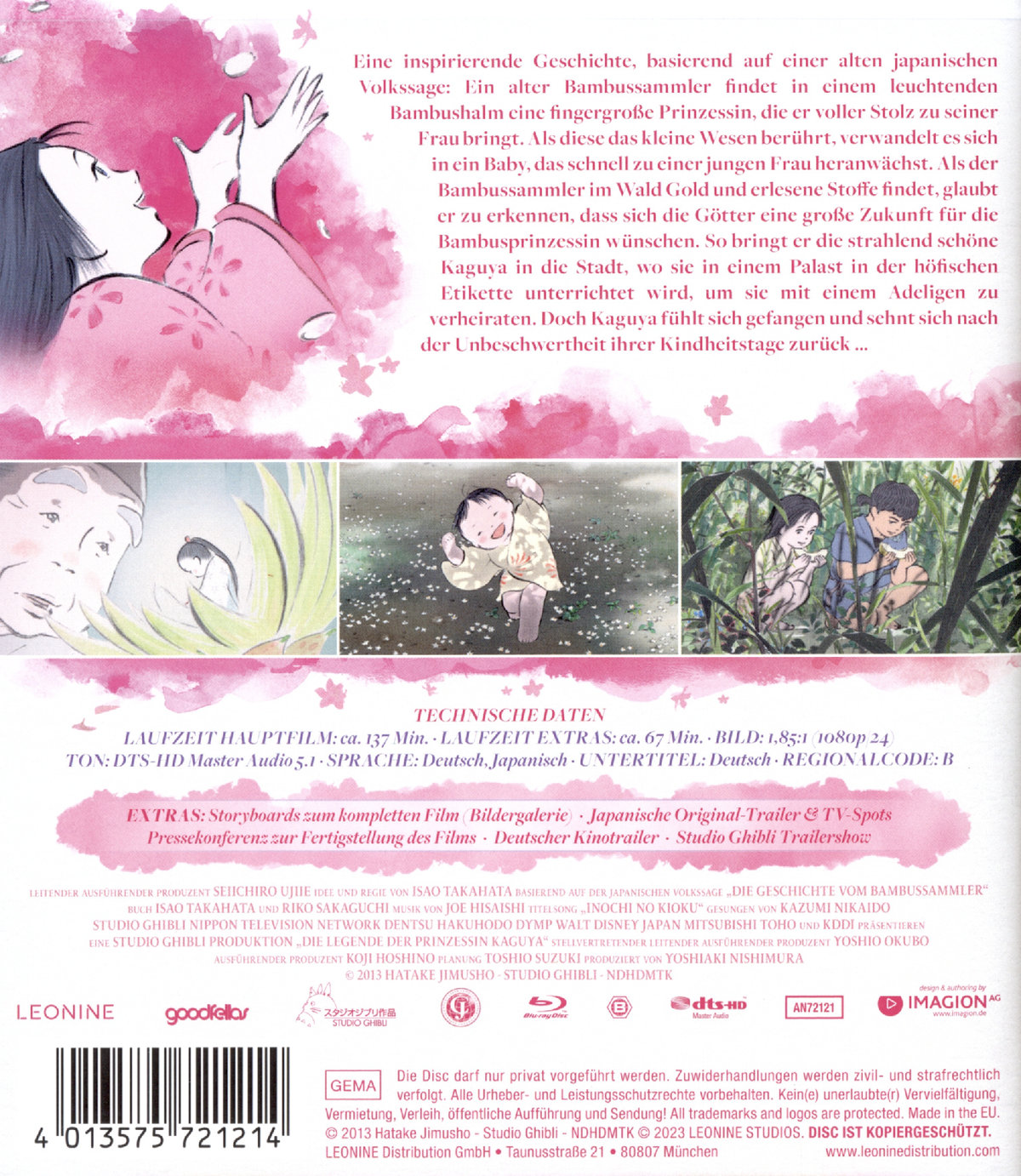 Die Legende der Prinzessin Kaguya - White Edition  (Blu-ray Disc)