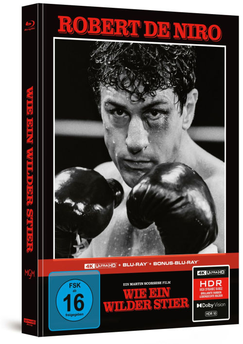 Wie ein wilder Stier - Uncut Mediabook Edition  (4K Ultra HD+blu-ray)