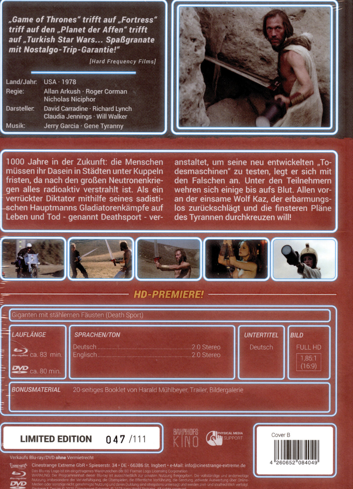 Giganten mit stählernen Fäusten - Uncut Mediabook Edition  (DVD+blu-ray) (B)