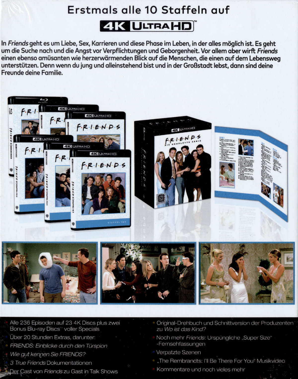 Friends: Die komplette Serie (4K Ultra HD)  [25 Discs]