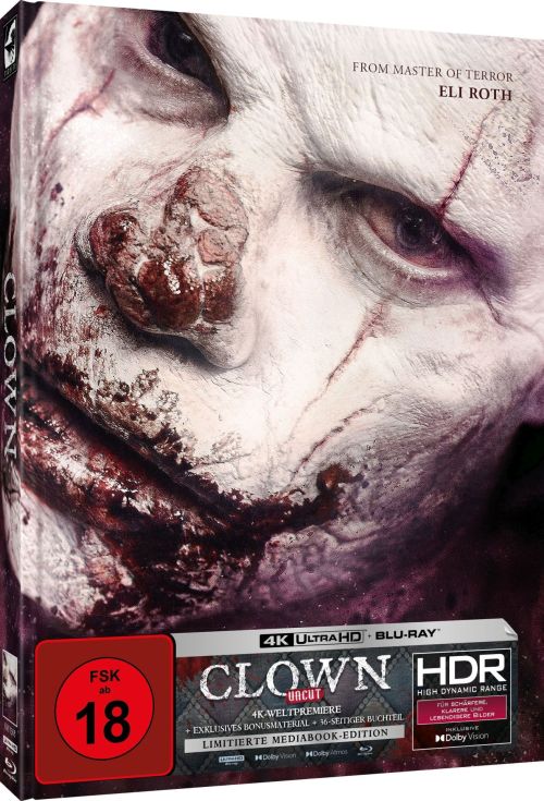 Clown - Uncut Mediabook Edition  (4K Ultra HD+blu-ray) (D)