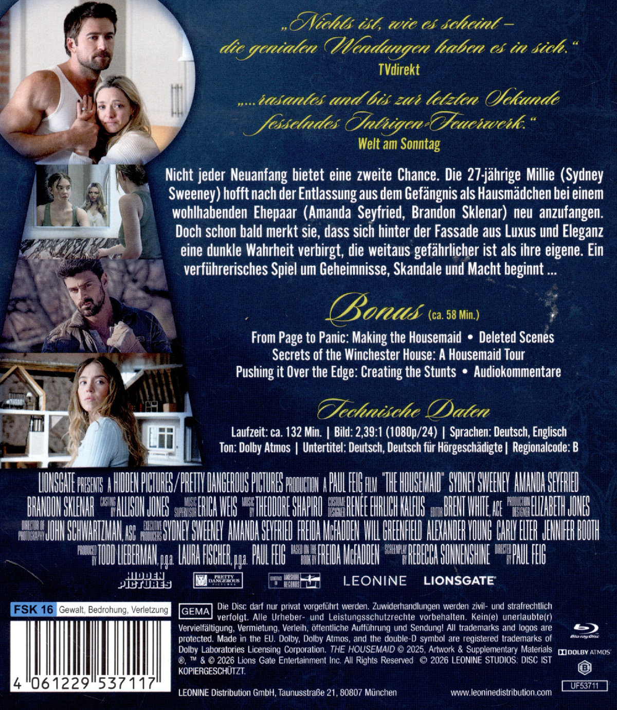 The Housemaid - Wenn sie wüsste  (Blu-ray Disc)