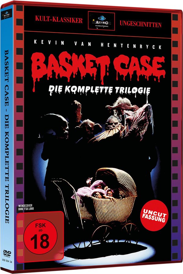 Basket Case 1-3 / 3 Filme auf 1 DVD / Rote DVD Box - Astro Design  (DVD)