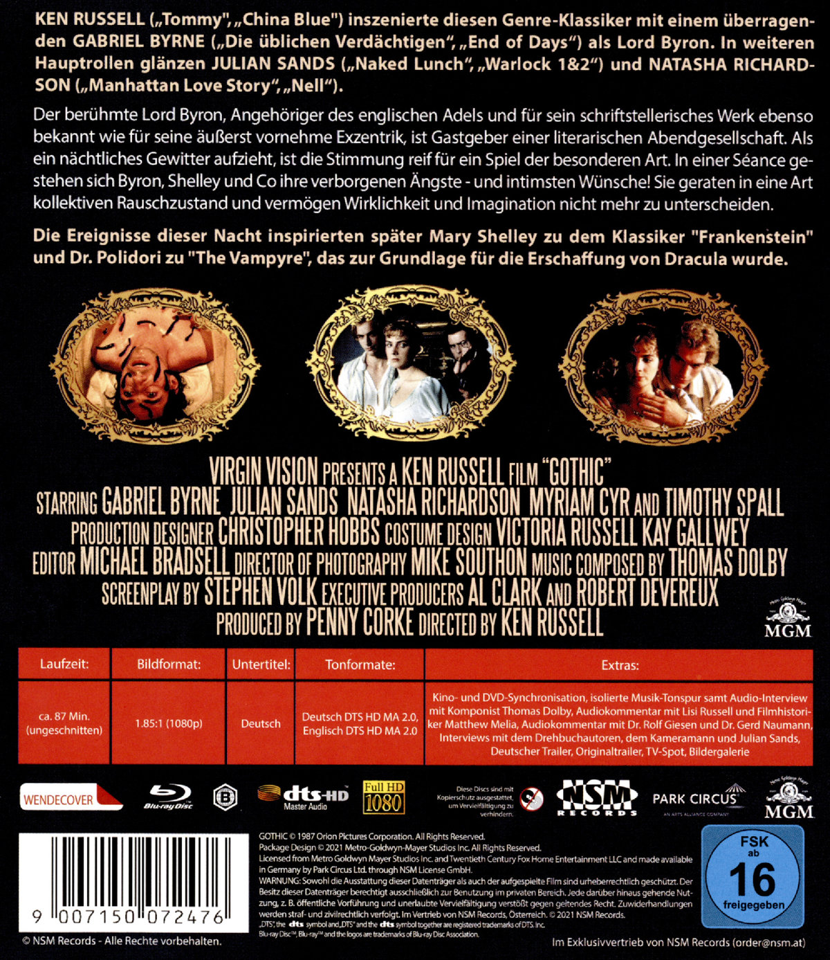 Gothic - Uncut Edition (blu-ray)