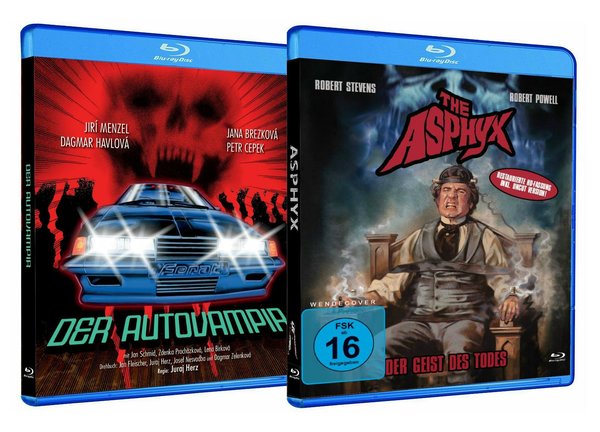 DER AUTOVAMPIR / ASPHYX - DER GEIST DES TODES - Horror - Blu-ray Bundle - Limited Edition  [2 BRs]  (Blu-ray Disc)