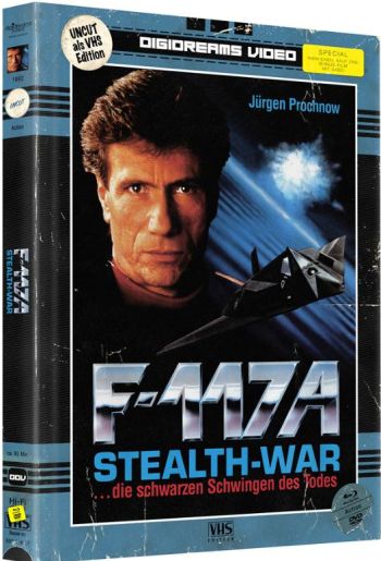 F-117 A - Stealth-War - VHS Design Edition - Uncut Mediabook Edition (DVD+blu-ray)