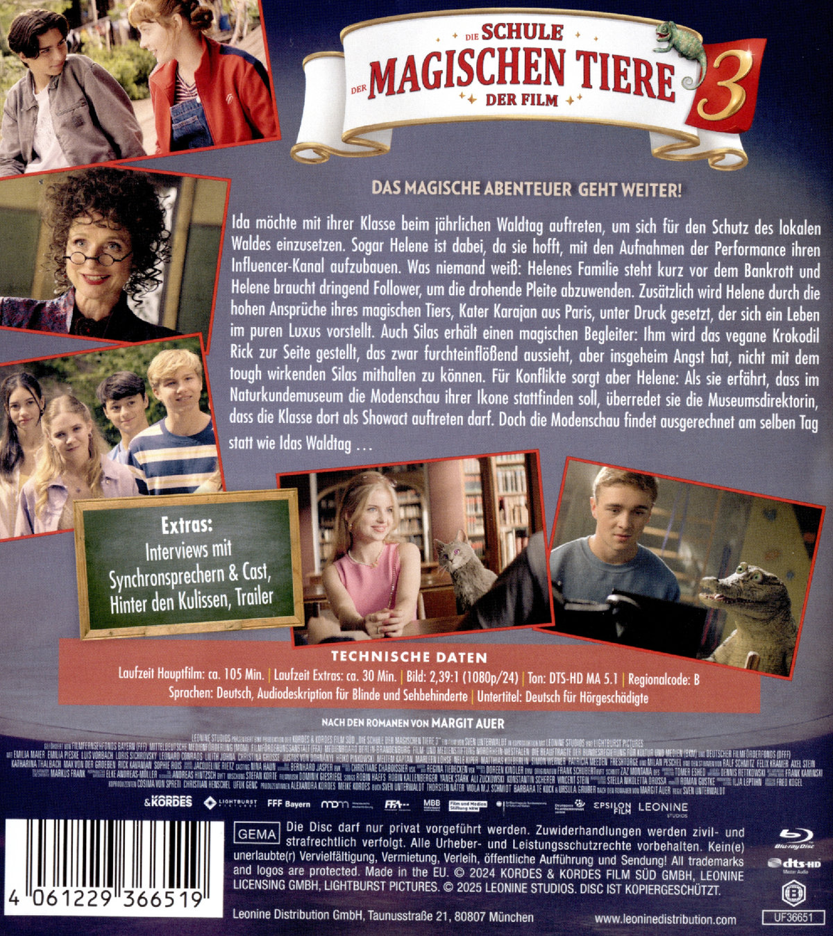 Die Schule der magischen Tiere 3  (Blu-ray Disc)