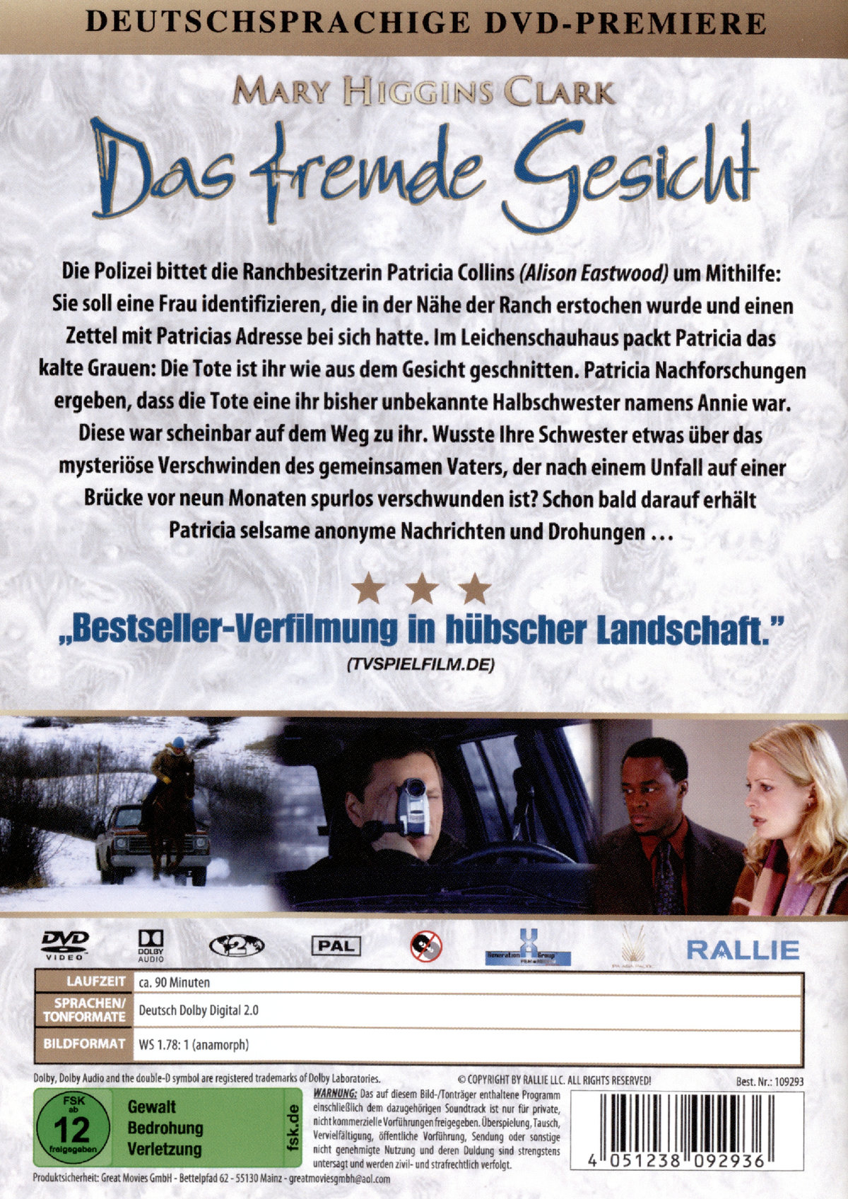 Mary Higgins Clark's - DAS FREMDE GESICHT  (DVD)