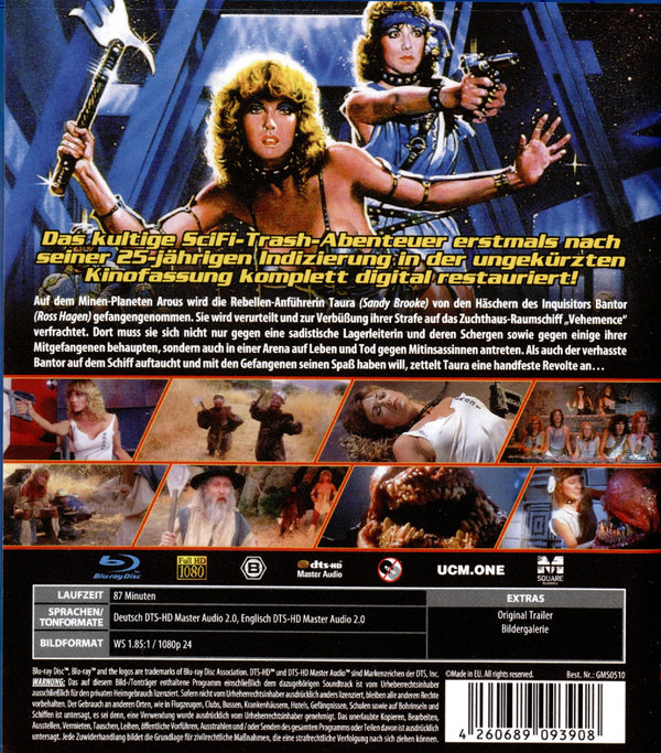 Gefangene im Weltraum - Uncut Fassung (in HD neu abgetastet, ehemals indiziert)  (Blu-ray Disc)