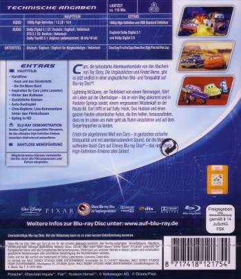 Cars (blu-ray)