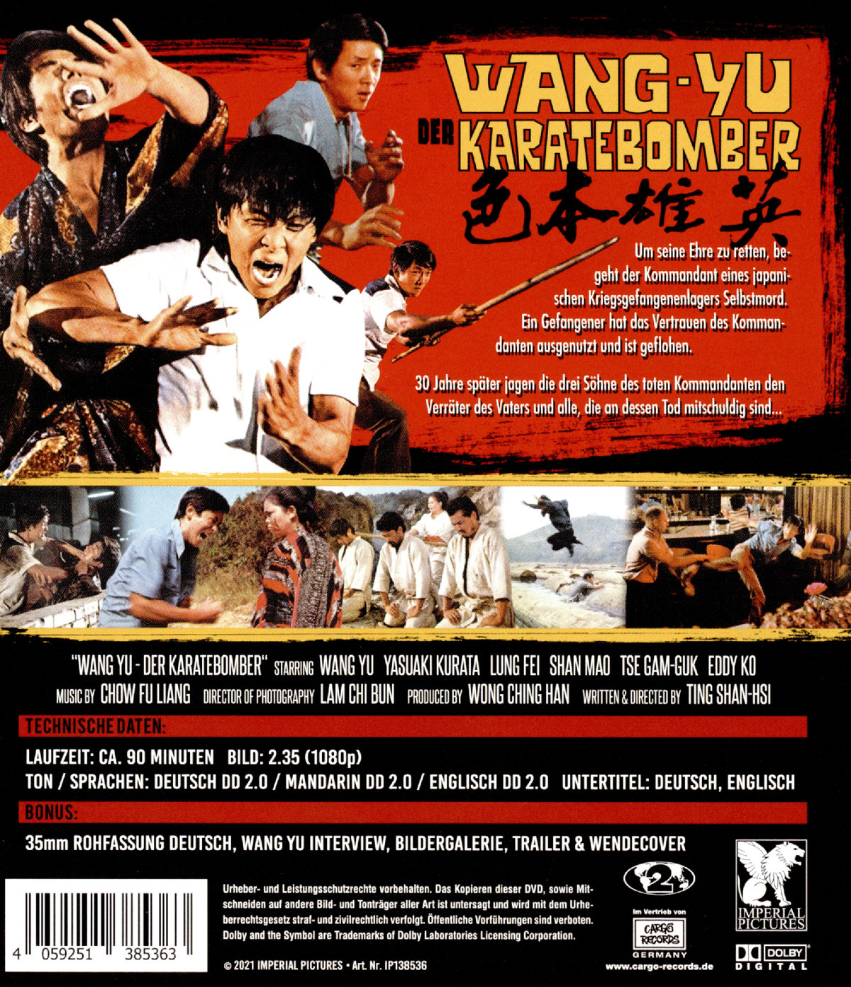 Karatebomber, Der - Wang Yu (blu-ray)