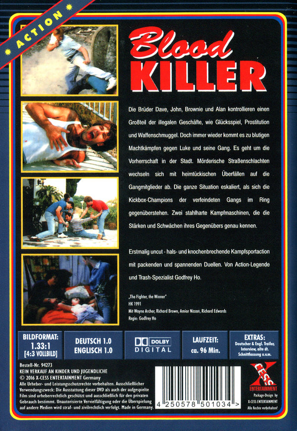 Kickboxer King - Blood Killer - Uncut X-Cellent Collection