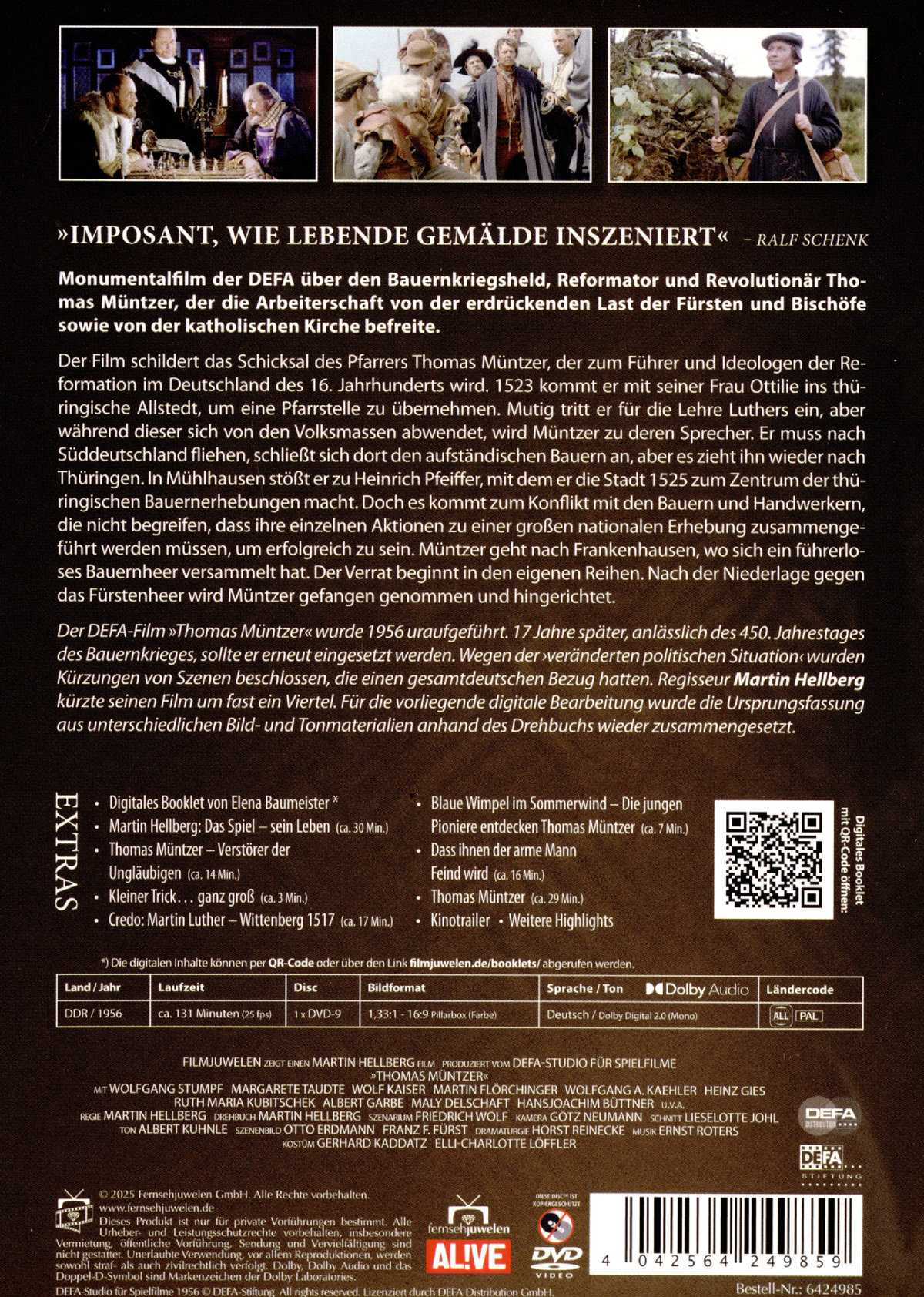Thomas Müntzer (DEFA Filmjuwelen)  (DVD)
