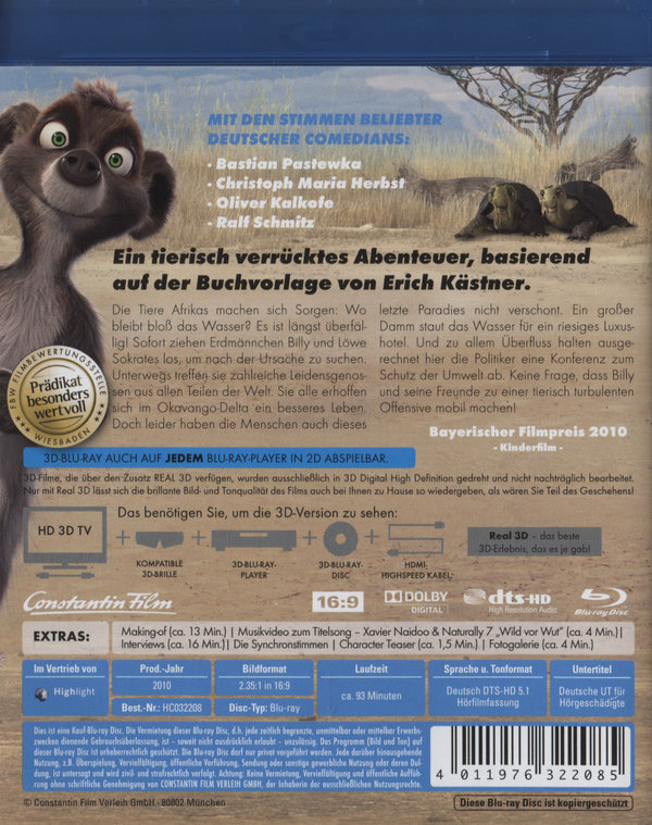 Konferenz der Tiere  (Blu-ray 3D)