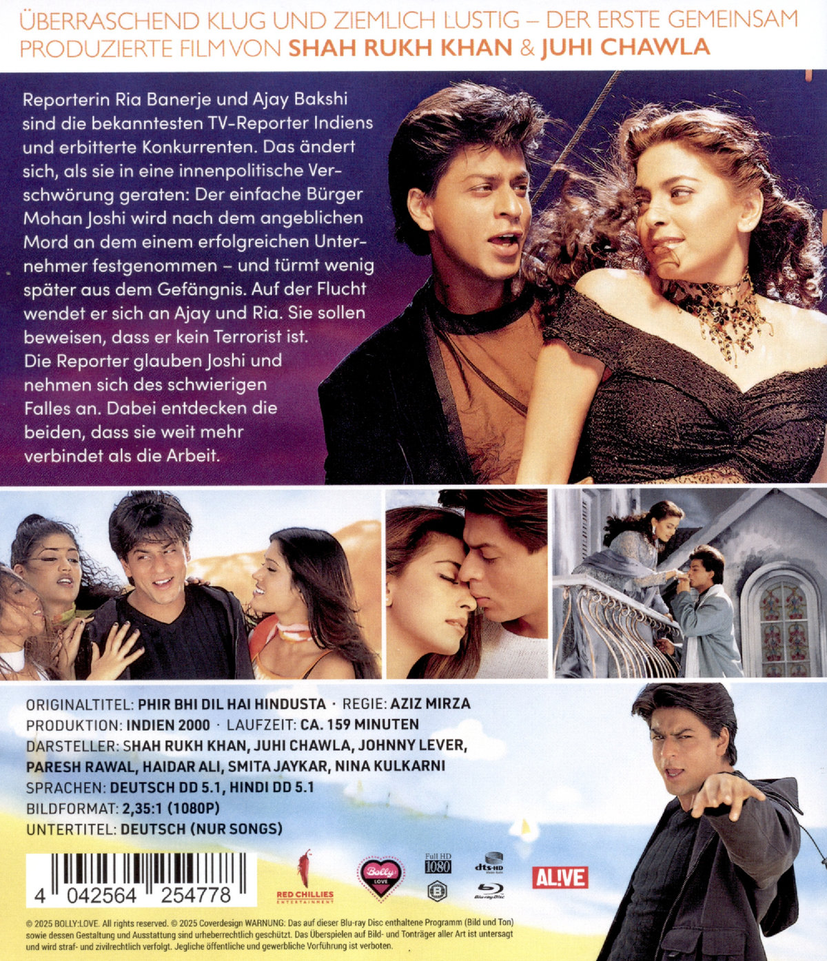 Mein Herz schlägt indisch - Phir Bhi Dil Hai Hindustani (Shah Rukh Khan Classics)  (Blu-ray Disc)