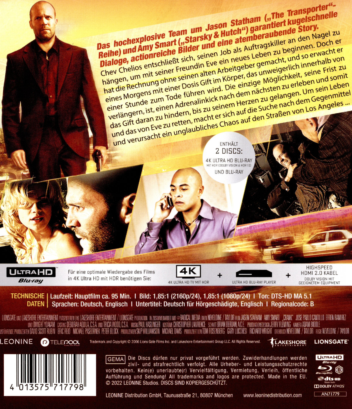 Crank - Extended Cut (4K Ultra HD) Crank - Extended Cut (4K Ultra HD)