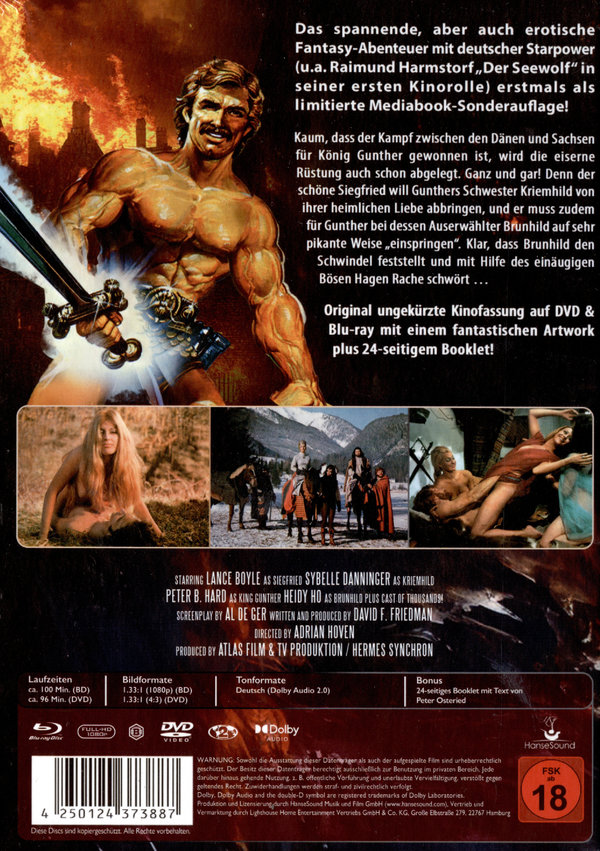 Siegfried und das sagenhafte Liebesleben der Nibelungen - Uncut Mediabook Edition  (DVD+blu-ray)