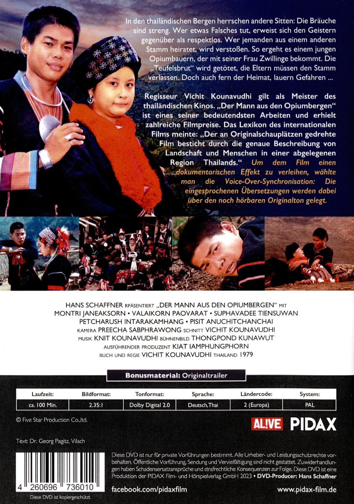 Der Mann aus den Opiumbergen / Preisgekröntes Abenteuerdrama (Pidax Film-Klassiker)  (DVD)