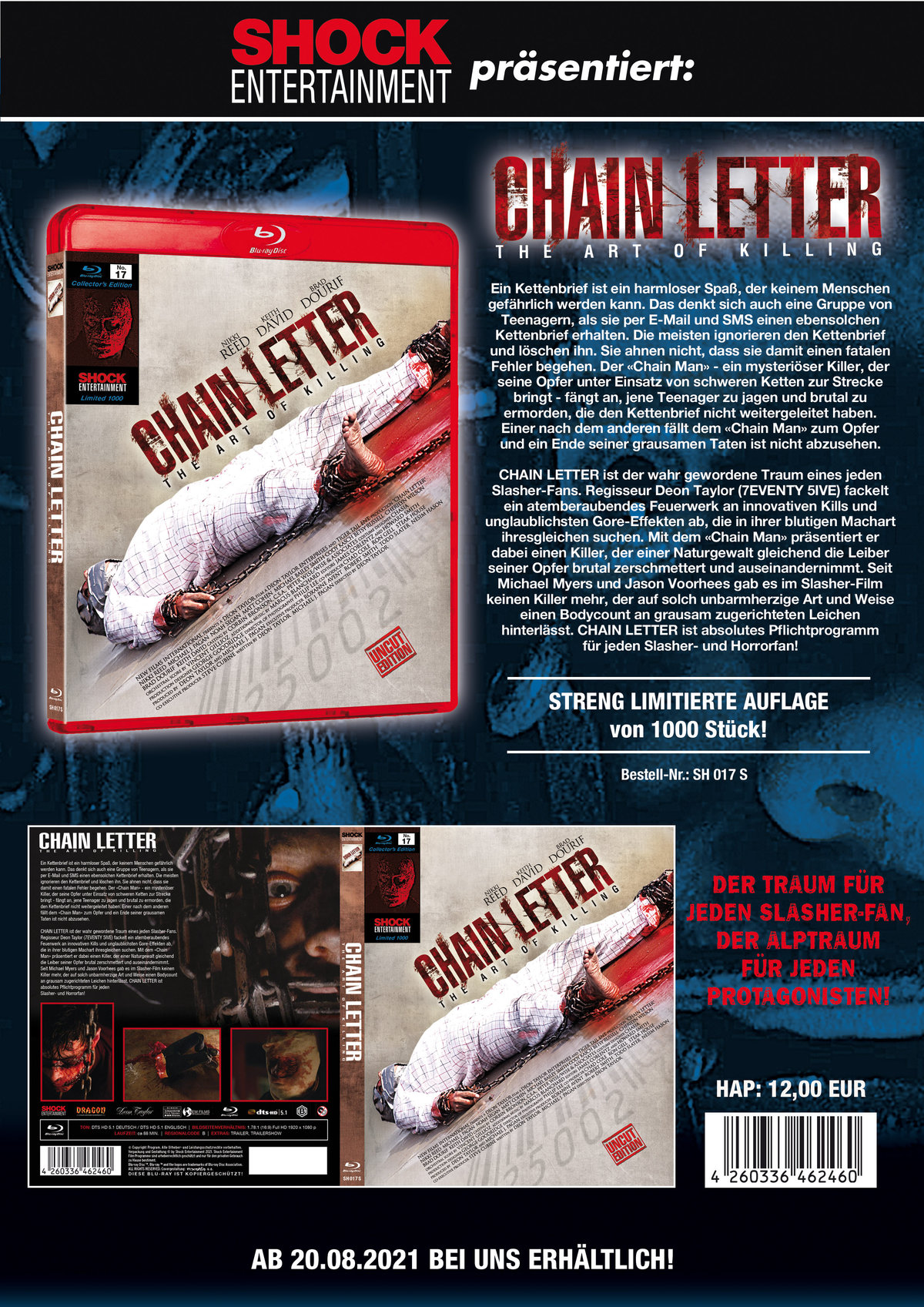 Chain Letter - Uncut Limited Edition (blu-ray)