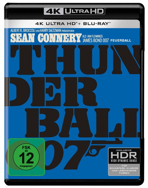 James Bond - Feuerball  (4K Ultra HD) + (Blu-ray)