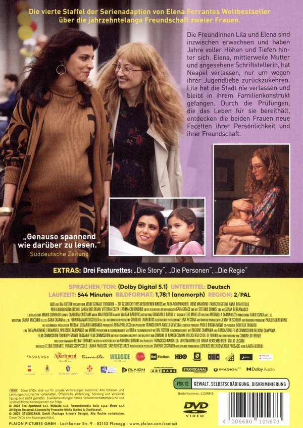 Meine geniale Freundin - 4. Staffel  [3 DVDs]  (DVD)