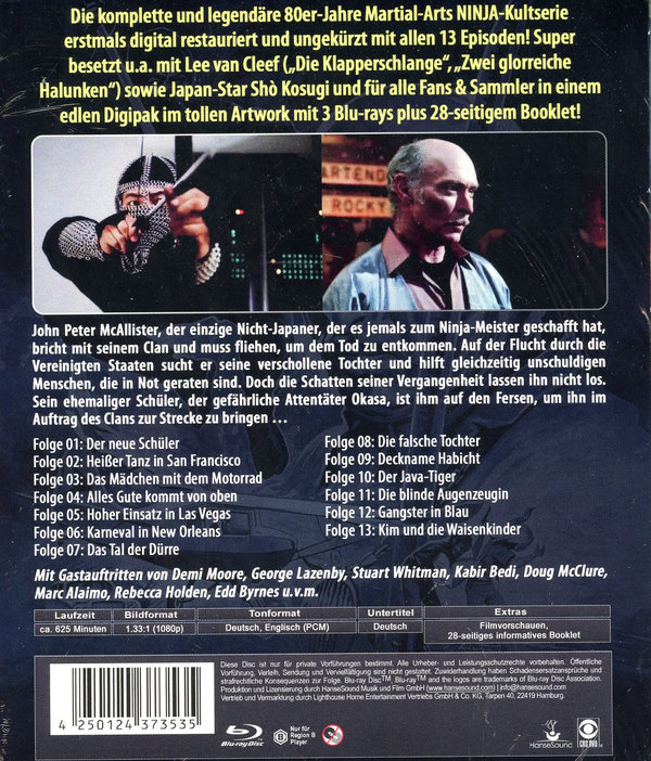 Der Ninja-Meister - Die komplette Serie  [3 BRs]  (Blu-ray Disc)